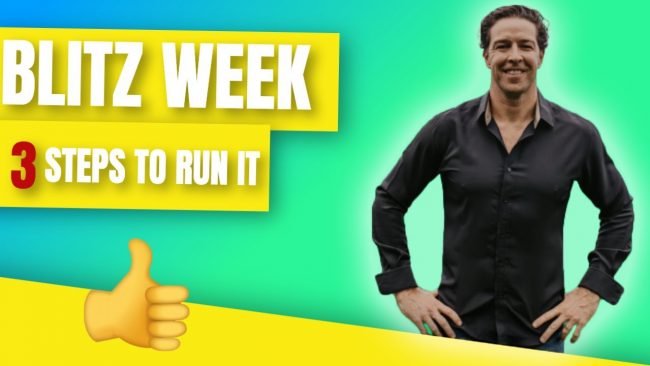 3 Steps to Running a Network Marketing Blitz Week